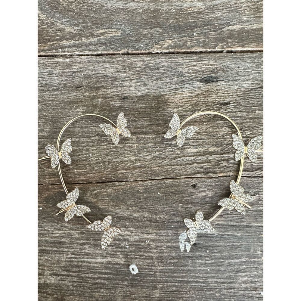 Gorgeous fashion jewelry butterfly ear clips
